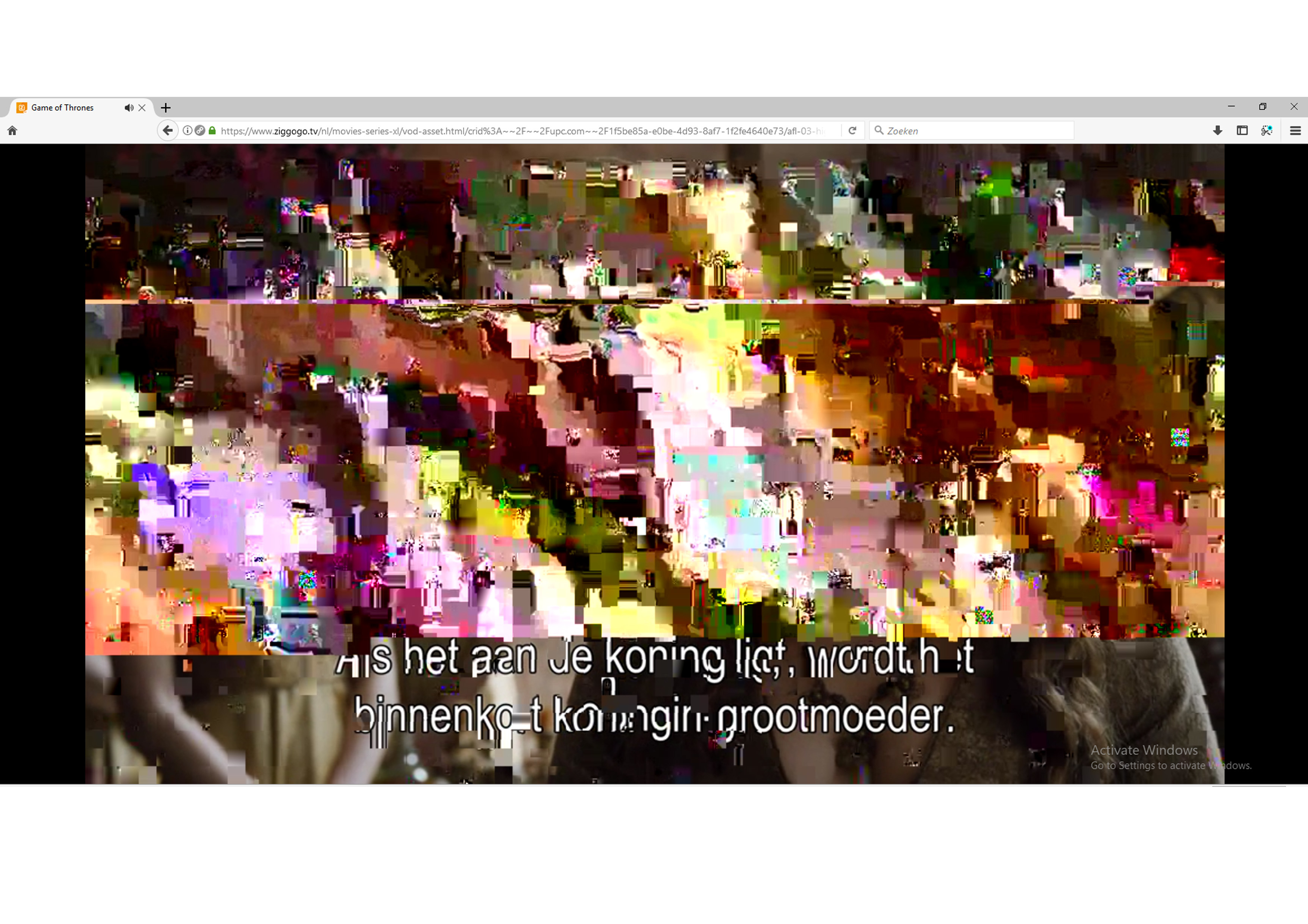 Opgelost: game of thrones problemen - Ziggo Community