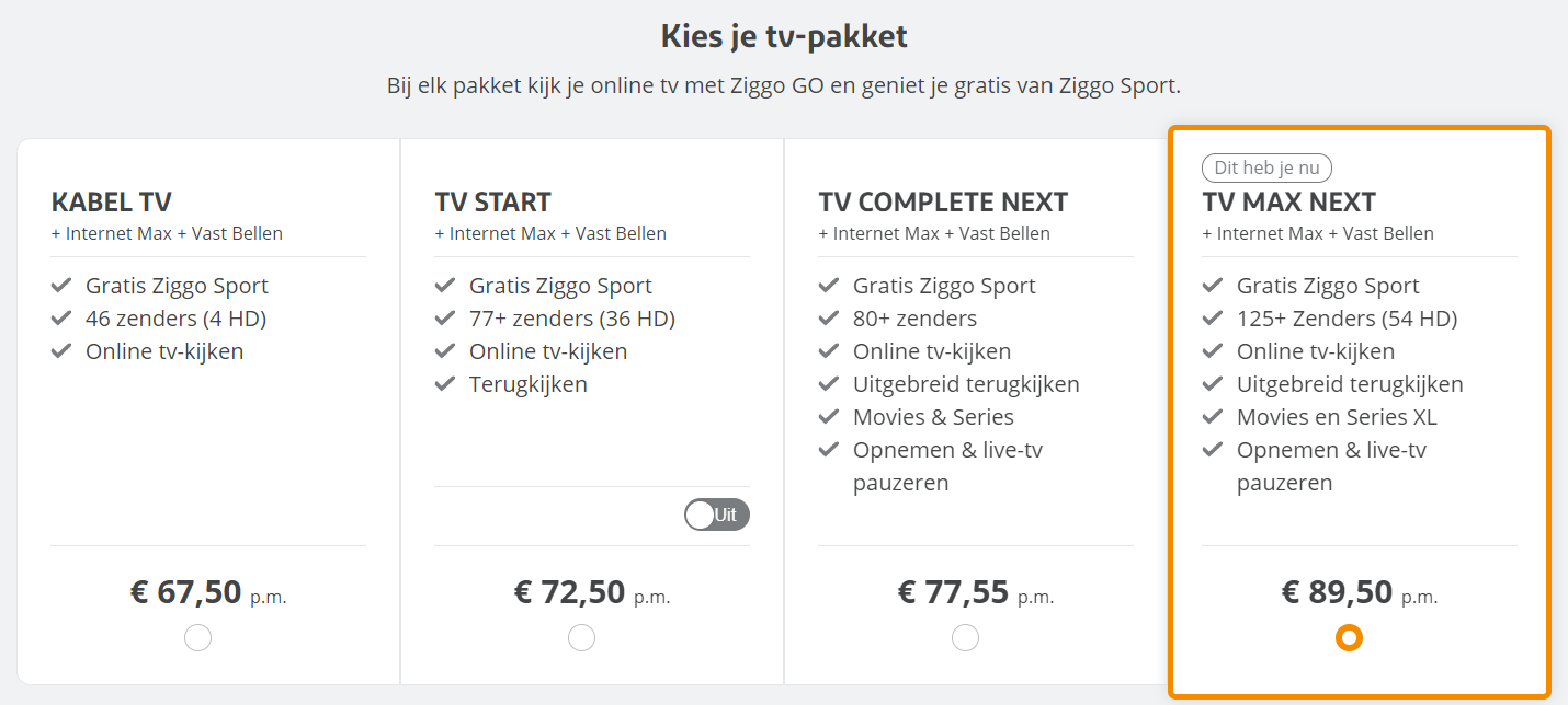Ziggo Mediabox Next met Complete abbo ipv Mediabox - Ziggo Community